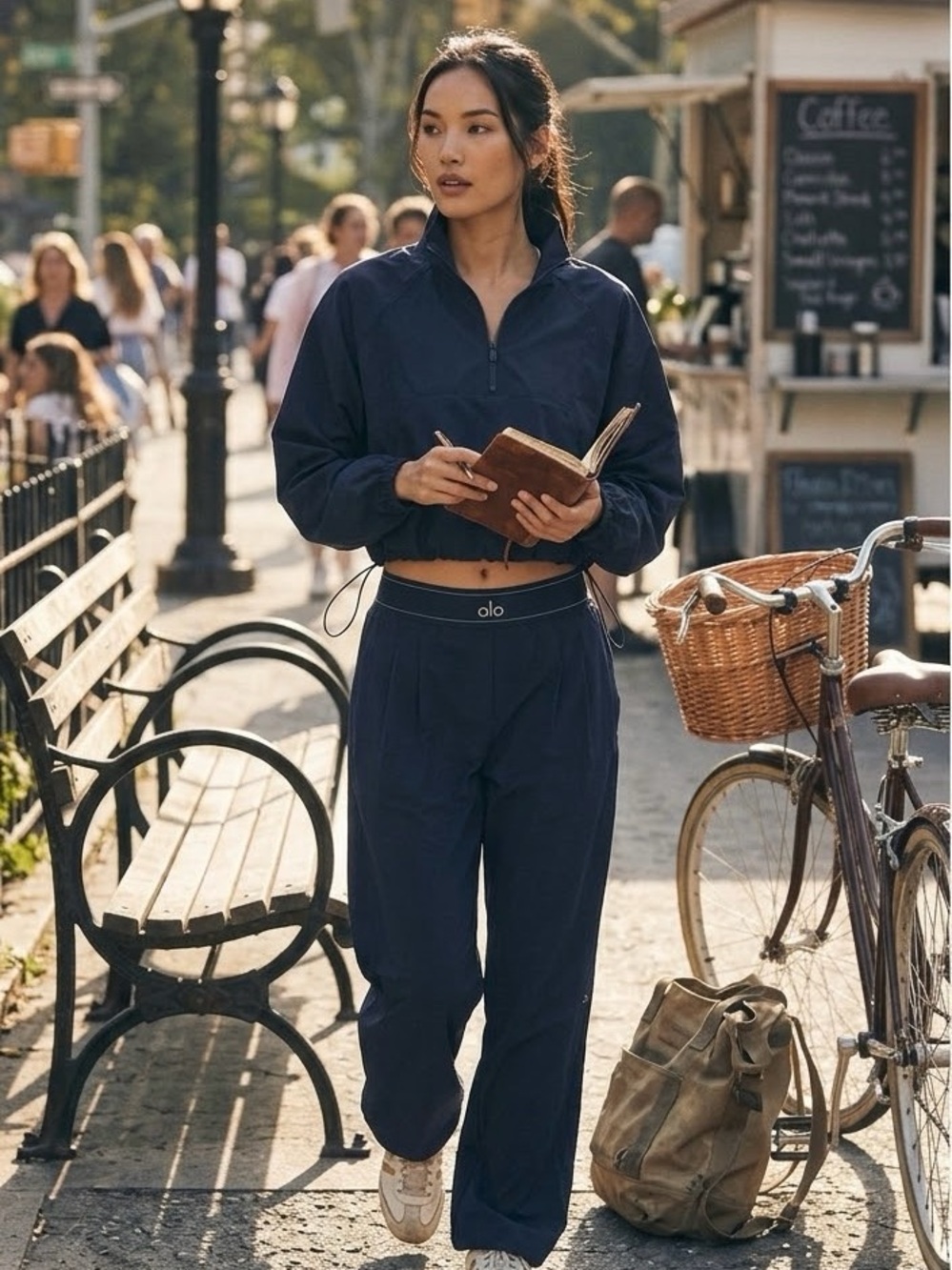 ALO Yoga Navy Track Pants & Joggers